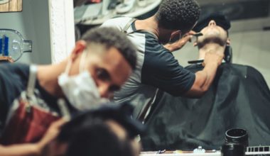 barbershop mirror two people interaction